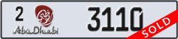 abu dhabi - code - 2 - number -3110