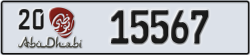 abu dhabi - code - 20 - number -15567