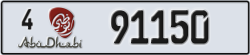 abu dhabi - code - 4 - number -91150