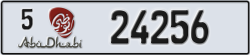 abu dhabi - code - 5 - number -24256