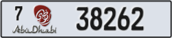 abu dhabi - code - 7 - number -38262