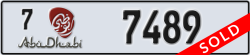 abu dhabi - code - 7 - number -7489