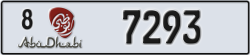 abu dhabi - code - 8 - number -7293