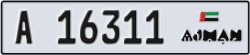 ajman - code - A - number -16311