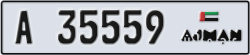 ajman - code - A - number -35559