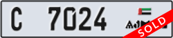 ajman - code - C - number -7024