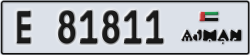 ajman - code - E - number -81811