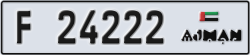 ajman - code - F - number -24222
