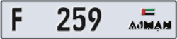 ajman - code - F - number -259