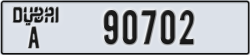 dubai - code - A - number -90702