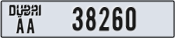 dubai - code - AA - number -38260