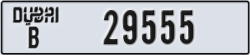 dubai - code - B - number -29555