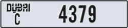 dubai - code - C - number -4379