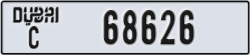 dubai - code - C - number -68626