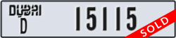 dubai - code - D - number -15115