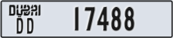dubai - code - DD - number -17488