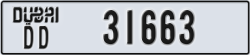 dubai - code - DD - number -31663