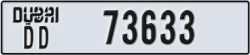 dubai - code - DD - number -73633