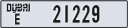 dubai - code - E - number -21229