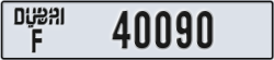 dubai - code - F - number -40090