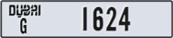 dubai - code - G - number -1624