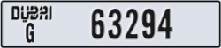 dubai - code - G - number -63294