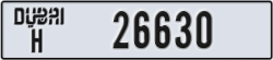 dubai - code - H - number -26630