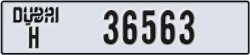 dubai - code - H - number -36563