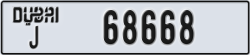 dubai - code - J - number -68668