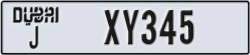 dubai - code - J - number -XY345