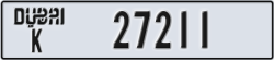 dubai - code - K - number -27211
