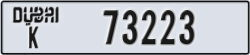 dubai - code - K - number -73223