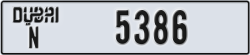dubai - code - N - number -5386