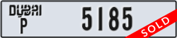 dubai - code - P - number -5185