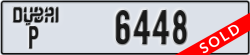 dubai - code - P - number -6448