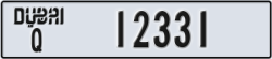 dubai - code - Q - number -12331