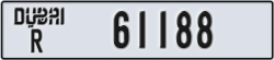 dubai - code - R - number -61188