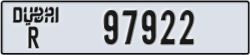 dubai - code - R - number -97922