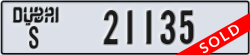 dubai - code - S - number -21135