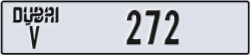 dubai - code - V - number -272