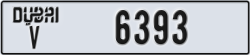 dubai - code - V - number -6393