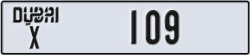 dubai - code - X - number -109