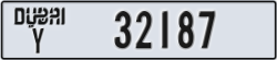 dubai - code - Y - number -32187