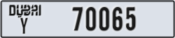 dubai - code - Y - number -70065
