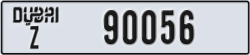 dubai - code - Z - number -90056