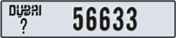 dubai - code - _ - number -56633