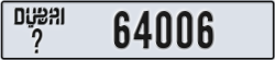 dubai - code - _ - number -64006